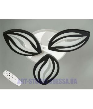 Потолочная светодиодная люстра, 65W 8092/3BK LED 3color dimmer 
