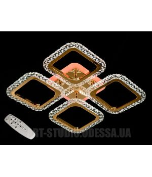 ППристельова LED люстра з димером і кольоровою підсвіткою,  50W