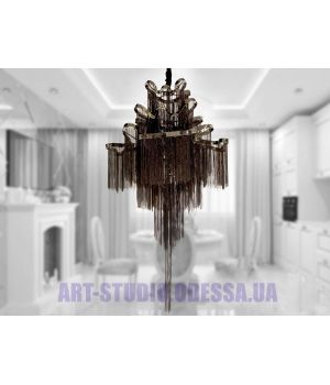 Сучасна класична люстра з ланцюжками, на 8 ламп L25D14/8BHR