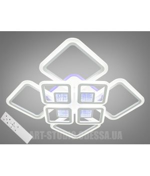 Потолочная LED-люстра с 3d эффектом, 160W MX2720/4+4A WH LED 3color dimmer