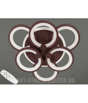 Потолочная светодиодная люстра, 115W 8022/3+3CF LED 3color dimmer 