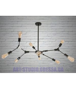 Люстра Loft на 9 ламп 81803-9BK