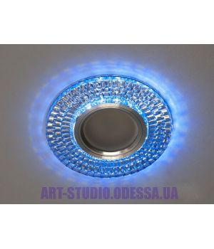 Светильник со встроенной светодиодной подсветкой 2091B-WH+BL