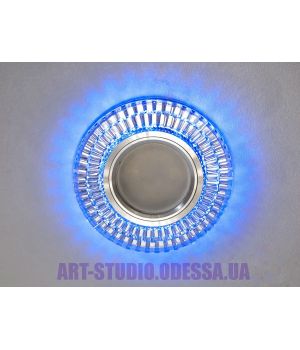 Светильник со встроенной светодиодной подсветкой 2091S-WH+BL