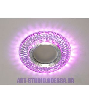 Светильник со встроенной светодиодной подсветкой 2091S-WH+PK