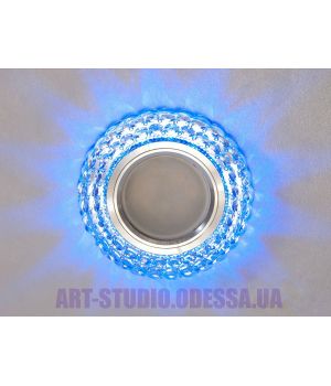 Светильник со встроенной светодиодной подсветкой 2235S-WH+BL