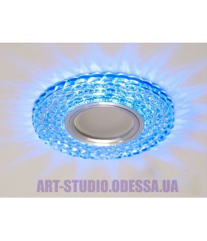 Светильник со встроенной светодиодной подсветкой 2235B-WH+BL