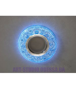 Светильник со встроенной светодиодной подсветкой 3701WH+BL