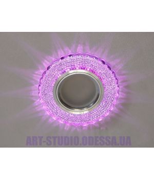 Светильник со встроенной светодиодной подсветкой 3703WH+PK