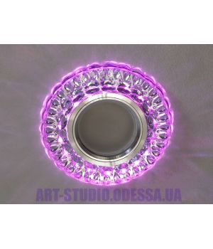 Светильник со встроенной светодиодной подсветкой 7325WH+PK