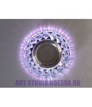 Светильник со встроенной светодиодной подсветкой 8105WH+PK