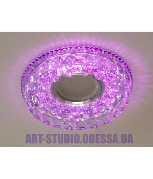 Светильник со встроенной светодиодной подсветкой 8115WH+PK