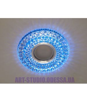 Светильник со встроенной светодиодной подсветкой 8121WH+BL