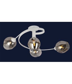 Люстра Лофт 761LX04-4 WH (черный,бронза)