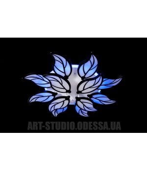 Світлодіодна стельова люстра, 185W 8881/8+4 BK Color LED