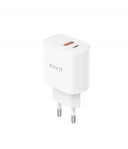 Зарядний пристрій HAVIT UCP019 20W USB-A+USB-C White