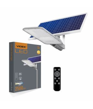 LED вуличний ліхтар автономний VIDEX 30W 5000K