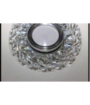 Потолочный, хрустальный точечный светильник Led подсветка корпуса XF002-WH+LED