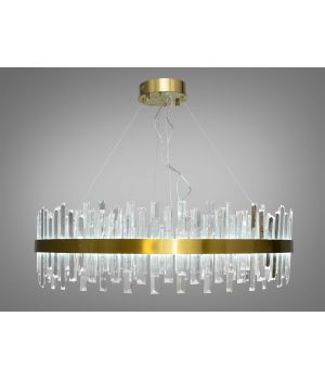 Вражаюча підвісна кришталева люстра від Art-Studio LED в зал, 195 Вт 836/800BR
