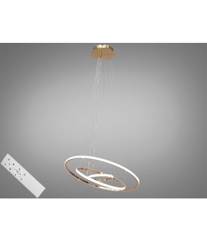 LED люстра з диммером, 90W MD9079-3G-600+400+200  