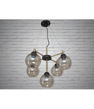 Люстра у стилі Loft - "Молекула" на 5 ламп 